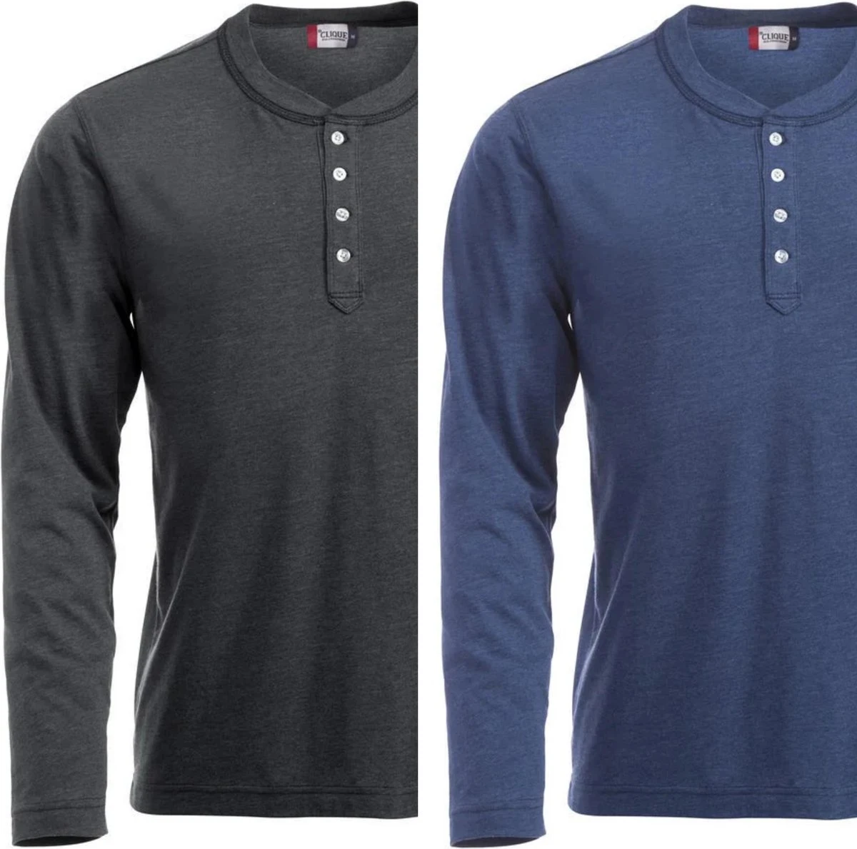 2 Pack Clique Orlando Heren T-shirt Blauw En Antraciet Melange Maat L 3 2 Pack Clique Orlando Heren T-shirt Blauw En Antraciet Melange Maat L