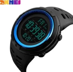 SKMEI Heren Horloge 40 Mm - Blauw -Casio Verkoop 1200x1195