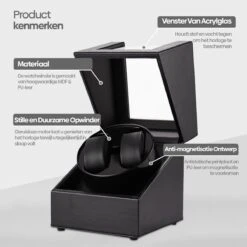 Olvy Watchwinder - Voor 2 Horloges - Horloge Opwinder - Horlogebox - Automatische Horloge Winder -Casio Verkoop 1200x1200 1058
