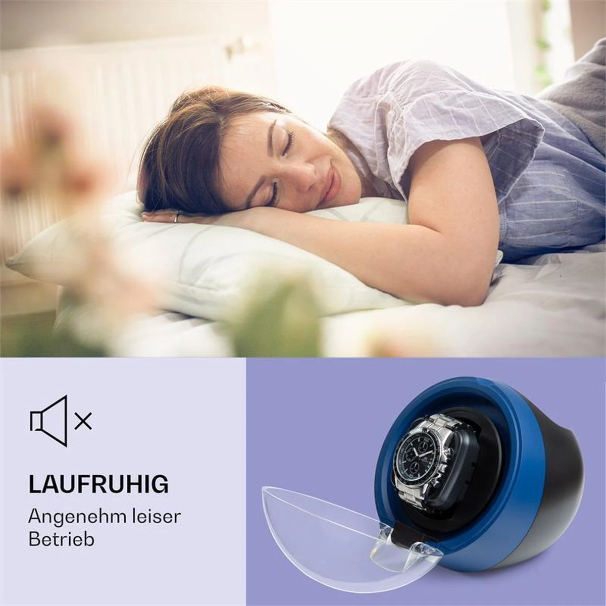 Klarstein St. Gallen Ll Premium Horlogeopwinder - Watchwinder - Horlogewinder - 4 Snelheden - 3 Rotatiemodi - Kijkvenster Van Acrylglas 8 Klarstein St. Gallen Ll Premium Horlogeopwinder - Watchwinder - Horlogewinder - 4 Snelheden - 3 Rotatiemodi - Kijkvenster Van Acrylglas - Afbeelding 6