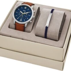 Fossil Neutra Chrono FS5708SET Herenhorloge Geschenkset 44 Mm - Zilverkleurig -Casio Verkoop 1200x1200 1121