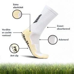 UPSOCKS® Gripsokken - Stevige En Comfortabele Sokken - Zwart & Wit - Ideaal Voor Verschillende Sporten Zoals Voetbal - Hardlopen - Tennis - Basketbal - Fitness - Wielrennen -Casio Verkoop 1200x1200 1171