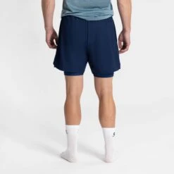 Rogelli Essential 2-in-1 Hardloopshort - Heren - Blauw - Maat L -Casio Verkoop 1200x1200 1211