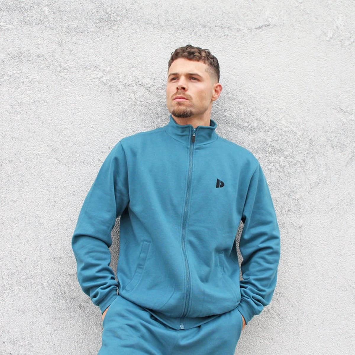 Donnay Sweater Zonder Capuchon - Sporttrui - Heren - Maat M - Vintage Blauw 5 Donnay Sweater Zonder Capuchon - Sporttrui - Heren - Maat M - Vintage Blauw - Afbeelding 3