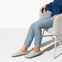 Birkenstock Zermatt Standard WZ Narrow Dames Sloffen - Light Gray - Maat 41 -Casio Verkoop 1200x1200 1710