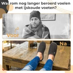 Pantoffels Heren - Sloffen - Maat 42/43 - Zwart - Anti-slip - Comfeet -Casio Verkoop 1200x1200 1726