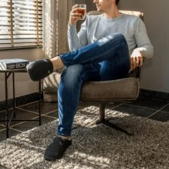 Pantoffels Heren - Sloffen - Maat 42/43 - Zwart - Anti-slip - Comfeet -Casio Verkoop 1200x1200 1727