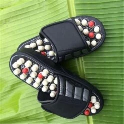 Massage Slippers Unisex Maat (40-41) - Voet Massage/Foot Massage - Acupunctuur Slipper - Gezondheidsslipper Dames/Heren - Acupunctuur - Zwart - BestMen® -Casio Verkoop 1200x1200 1816