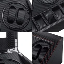 Olvy 4+6 Watchwinder - Voor 10 Horloges - Luxe Horloge Opwinder - Horlogebox - Opbergbox - Carbon Fiber -Casio Verkoop 1200x1200 184