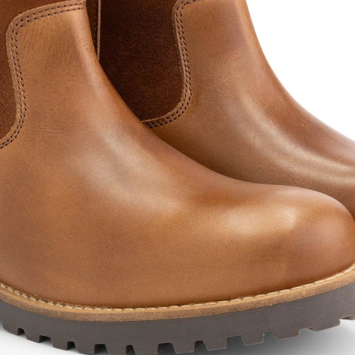 NoGRZ R.Cassels Heren Outdoorlaarzen - Wol Gevoerd - Cognac Bruin Leer - Maat 43 4 NoGRZ R.Cassels Heren Outdoorlaarzen - Wol Gevoerd - Cognac Bruin Leer - Maat 43 - Afbeelding 2