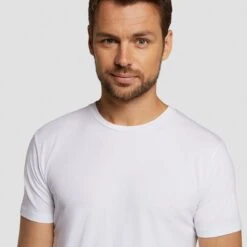 Bamboo Basics - 2-Pack Heren Bamboe T-shirts Ronde Hals Ruben – Extra Lang – Wit - M -Casio Verkoop 1200x1200 1958