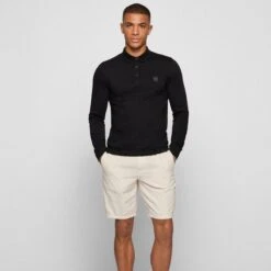 Hugo Boss - LS Polo Passerby Zwart - Slim-fit - Heren Poloshirt Maat M -Casio Verkoop 1200x1200 1968