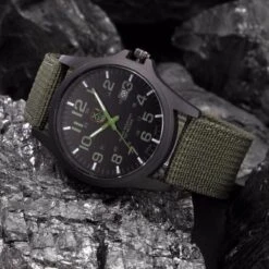 New Military Horloge Groen / Zwart | Nylon | Ø 40 Mm -Casio Verkoop 1200x1200 300