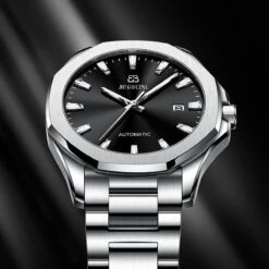 BUGOLINI ARCANE – Saffierkristal – Automatisch Seiko Epson YN55A -uurwerk – Lichtgevende Horlogewijzers – Waterdicht – 316l Roestvrij Staal Zilver -Casio Verkoop 1200x1200 380