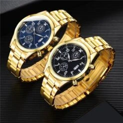 Quartz Heren Horloge • Luxe • Goud • Zwart • Blauw • Heren • Horloge • Quartz • Zakelijk • Stijlvol -Casio Verkoop 1200x1200 59