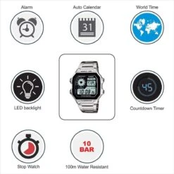 Casio Collection Men AE-1200WHD-1AVEF Heren Horloge - 42 Mm -Casio Verkoop 1200x1200 730