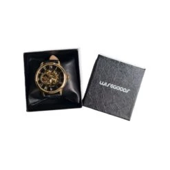 WiseGoods WS1354 Luxe Mannen Horloge - Mechanisch Met Leren Band - 3D Skeleton Design - Gift Box - Goud - Ø40 -Casio Verkoop 1200x1200 759