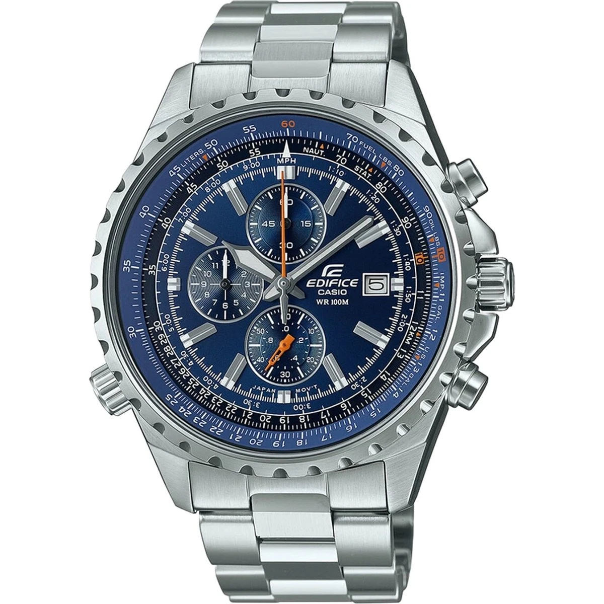 Casio Edifice EF-527D-2AVUEF Herenhorloge 46 Mm - Zilverkleurig 3 Casio Edifice EF-527D-2AVUEF Herenhorloge 46 Mm - Zilverkleurig
