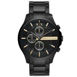 Armani Exchange Hampton AX2164 Herenhorloge 46 Mm - Zwart