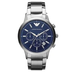 Emporio Armani AR2448 Herenhorloge 43 Mm - Zilverkleurig