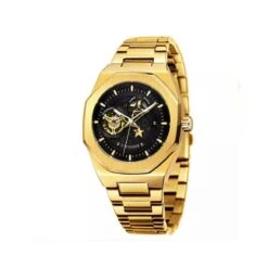 Tourbillon Skeleton Horloge Goud | Waterafstotend | Cadeau Giftbox | Goud | Automatic Horloges | Automatisch Watchwinder | Skeleton Horloges Unisex Skeleton Herenhorloge Jongens Heren