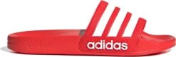 Adidas Slippers - Maat 43 - Unisex - Rood - Wit