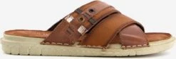 Van Beers Leren Heren Slippers - Bruin - Maat 43 -Casio Verkoop 1200x407 7