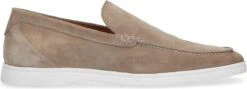 Sacha - Heren - Beige Suède Loafers - Maat 43