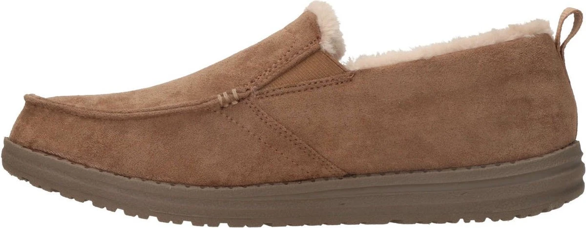 Skechers Melson Heren Pantoffel - Cognac - Maat 44 12 Skechers Melson Heren Pantoffel - Cognac - Maat 44 - Afbeelding 10