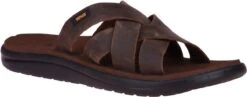 Teva - Voya Slide Leather - Leren Slippers - 44,5 - Bruin -Casio Verkoop 1200x470 12