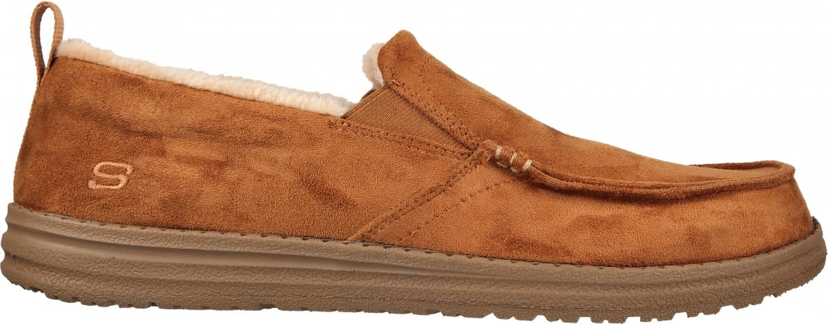 Skechers Melson Heren Pantoffel - Cognac - Maat 44 15 Skechers Melson Heren Pantoffel - Cognac - Maat 44 - Afbeelding 13