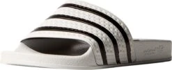 Adidas Adilette Heren Slippers - White/Core Black/White - Maat 44.5 -Casio Verkoop 1200x492 3
