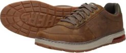 Skechers Evenston-Fanton Heren Veterschoenen - Dark Brown - Maat 44 -Casio Verkoop 1200x503 13