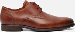 Van Lier Erasmo Veterschoenen Cognac Leer 312206 - Heren - Maat 43