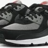 NIKE AIR MAX 90 "BLACK RED GREY" - Maat: 44 -Casio Verkoop 1200x519 9