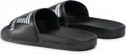Emporio Armani EA7 Slippers - Maat 43 - Mannen - Zwart/wit