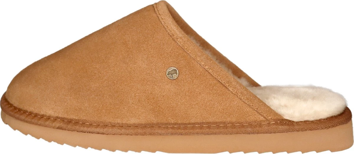 Warmbat Classic Suede Pantoffels - Cognac - Maat 43 4 Warmbat Classic Suede Pantoffels - Cognac - Maat 43 - Afbeelding 2