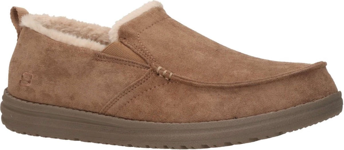 Skechers Melson Heren Pantoffel - Cognac - Maat 44 7 Skechers Melson Heren Pantoffel - Cognac - Maat 44 - Afbeelding 5