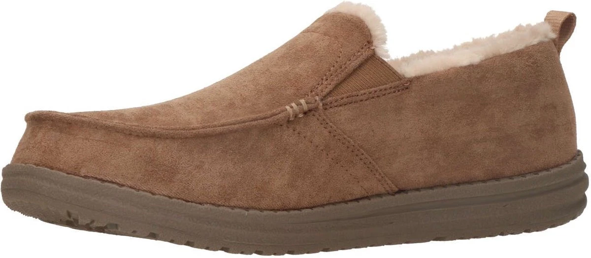 Skechers Melson Heren Pantoffel - Cognac - Maat 44 11 Skechers Melson Heren Pantoffel - Cognac - Maat 44 - Afbeelding 9