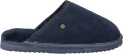Warmbat Classic Suede Pantoffels - Dark Navy - Maat 44