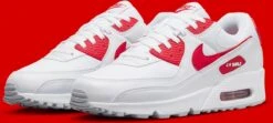 Nike Air Max 90 Wit / Rood - Heren Sneaker - DX8966-100 - Maat 45 -Casio Verkoop 1200x538 5