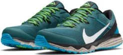 NIKE Juniper Trailrunningschoenen Heren - Dark Teal Green / Light Silver / Black - Maat 41 -Casio Verkoop 1200x543