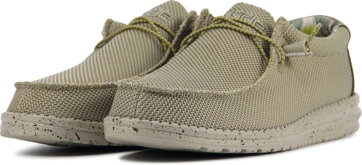 Hey Dude Instappers Heren - Instapschoenen / Herenschoenen - Canvas - Wally Sox - Camel - Maat 41 4 Hey Dude Instappers Heren - Instapschoenen / Herenschoenen - Canvas - Wally Sox - Camel - Maat 41 - Afbeelding 2