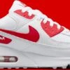 Nike Air Max 90 Wit / Rood - Heren Sneaker - DX8966-100 - Maat 45 -Casio Verkoop 1200x547 5