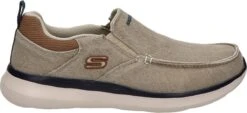 Skechers Delson 2.0 Heren Instappers - Sand - Maat 46