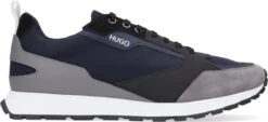 Hugo Boss Hugo Icelin Runn Lage Sneakers - Leren Sneaker - Heren - Blauw - Maat 44