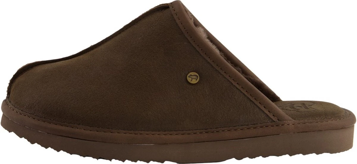 Warmbat Barron Suede Heren Pantoffels - Brown - Maat 45 4 Warmbat Barron Suede Heren Pantoffels - Brown - Maat 45 - Afbeelding 2