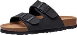 Slippers Dames - Slippers Heren - Sandalen - Memory Foam Voetbed - PU Leer - Zwart - Maat 37 -Casio Verkoop 1200x554 18