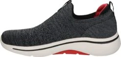 Skechers Go Walk Arch Fit Heren Sneaker - Zwart Rood - Maat 43