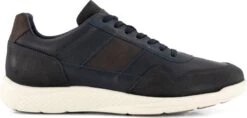 NoGRZ C.Rossi - Leren Herensneakers - Veterschoenen - Blauw Leer - Maat 46 -Casio Verkoop 1200x573 5
